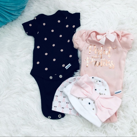 Preemie Newborn Girls T-shirt Onesie 0-3 month - Picture 3 of 17